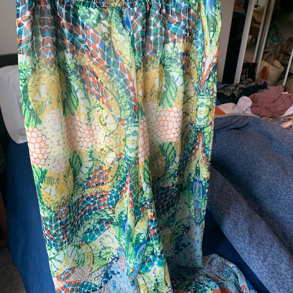 Beautiful colorful Palazzo pants for your Hawaiian vacation🌺🐬🏝 - Picture 2 of 7